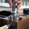 1Pc Coffee Tamper, Coffee Tamper, Stainless Steel Smooth Bottom or Threaded Bottom, Three Sizes: 51mm, 53mm, and 58mm