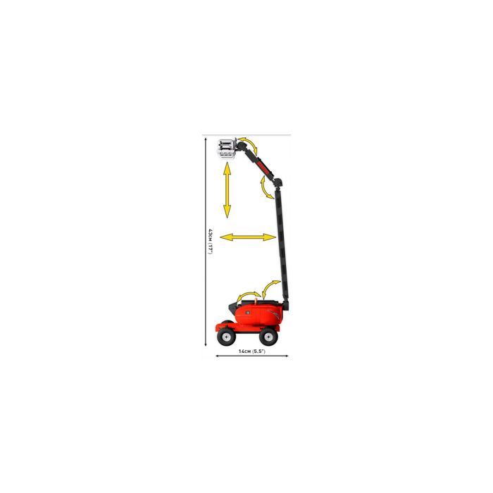 Jeu de Construction - COBI - MANITOU 280 TJ - Rouge - 347 pièces - À monter soi-même