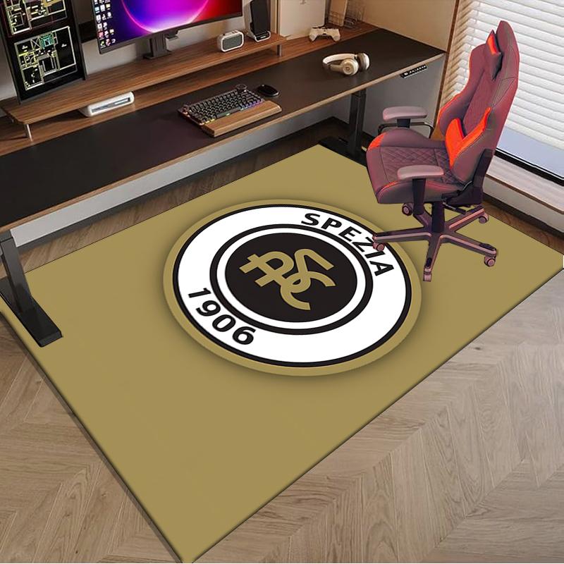 1PC Spe-zia 1906 Emblem Rug Game Carpet, Floor Mat for Bedroom Living Room Entryway Rug, Home Decor Idea Gift for Christmas birthday