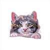 49MD Decorative Cats Cloth Patches Halloween Costume Patches Embroidery Appliques for Creative Clothing Ideas