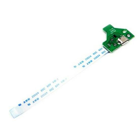 2Pcs USB Charging Port Board for Sony PS4 Controller JDS-011 12Pin Flex Cable