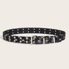 Versatile Punk Denim Waistband Luxury Design Waist Strap Trend Star Hollowed Belt