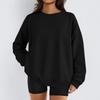 Women Winter Tops Women's Long Sleeve Sweatshirt Casual Crewneck Loose Fit Pollover Fleece Tops