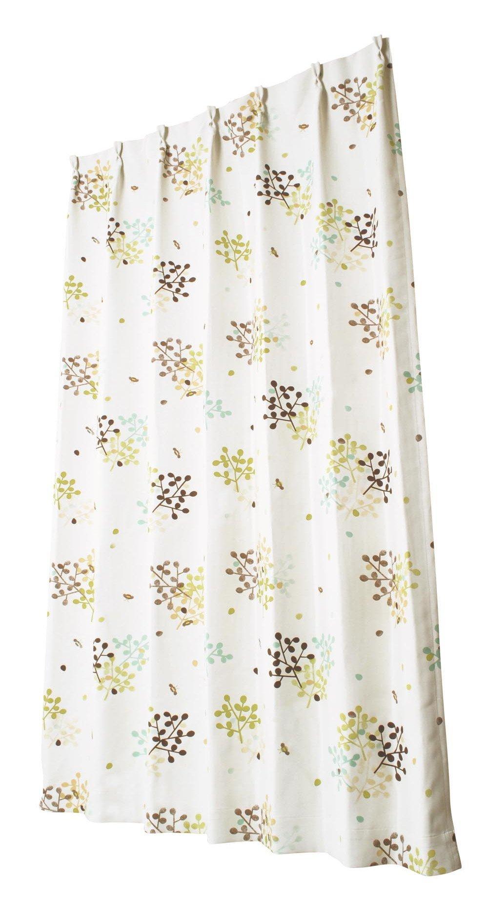 

Univer Blackout 100cm Wide x 178cm Set of 2 Drapes, Hatch, Green, Long, зелёный