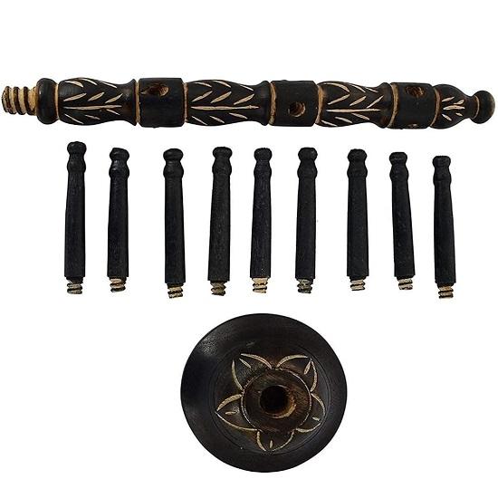 Handgeschnitzter Armreifenständer aus Eisen mit 6 Ebenen, Armreifen-Schmuckhalter, Display-Organizer, Armbandhalter für Schmuckbecherständer