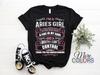 Aries Girl Horoscope Zodiac Facts Traits Astrological Sign T-Shirt, Born March 21 - April 19 Design Funny Gifts, Birthday Christmas Present,