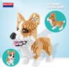 SeaRain Dog Animal Mini Kids DIY Gift Present (Corgi) Building Block Set