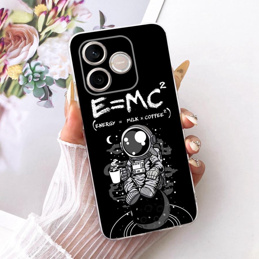 Pro Honor 600 Lite Pouzdro na telefon s počátečním písmenem pro Huawei Y6p Y 7 P Matný zadní kryt Ochrana fotoaparátu Nárazuvzdorná pouzdra