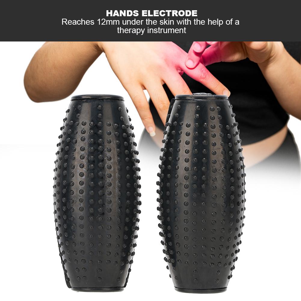 

2pcs Hands Electrode Electric Massage Therapy Accessory for Physiotherapy Instrument