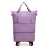 OEING Large Capacity Wheeled Expandable Oxford Travel Bag