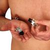 Metal Nipple Clamps 4cm X2 - The Red - Nipple Clamps