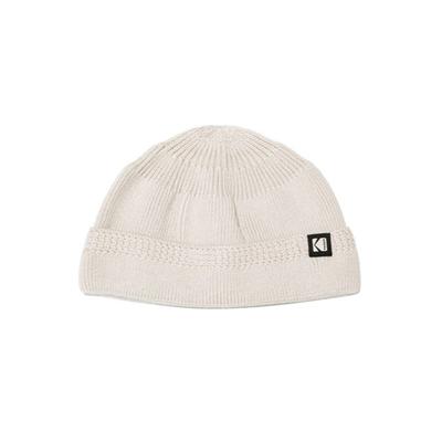Kodak Apparel Cotton Short Beanie IVORY