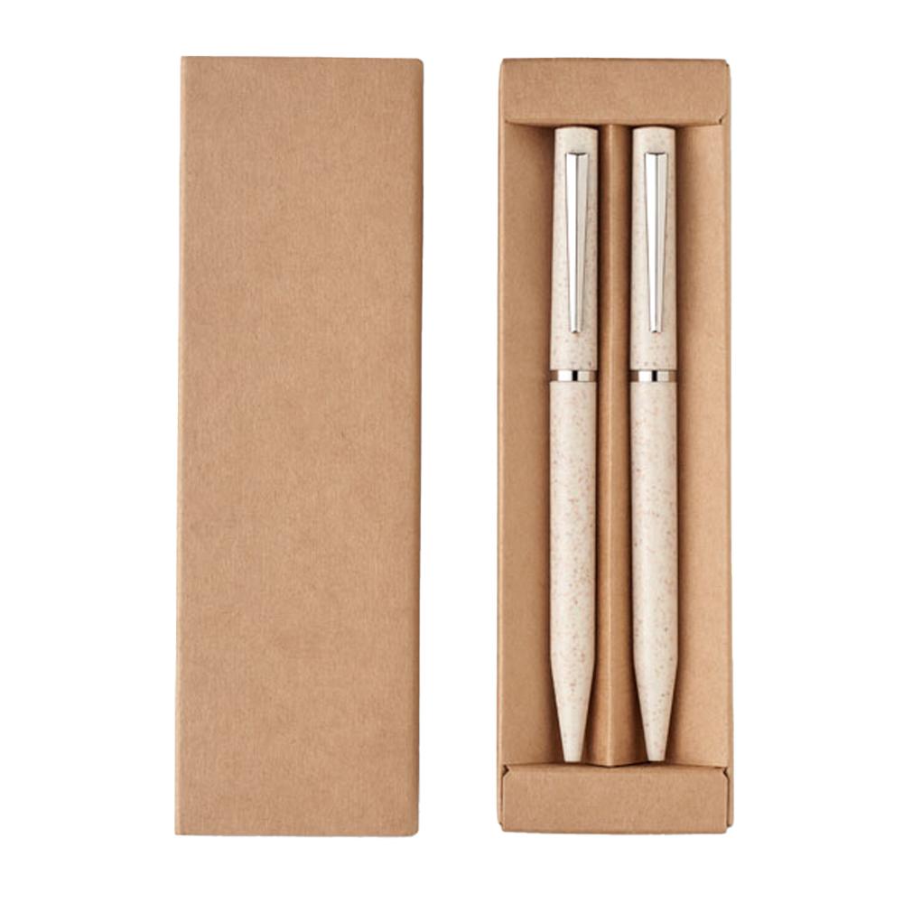 MidOcean Peat Wheat Straw Pen Set (Pack of 2)