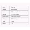 LED Colorful Light Butt Plug for Women Men Anal Plug Vibrator Wireless Remote Control Buttplug Prostate Massager Adults Sex Toys