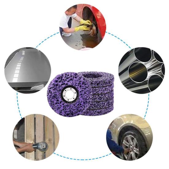 5Pcs Buffing Disc High Finish Wear-resistant Widely Used Professional Nylon Polishing Wheel