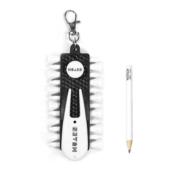 

Держатель для футболок для гольфа, органайзер для хранения с брелоком, большой вместительный, износостойкий, легкий комплект держателей для аксессуаров для футболок для гольфа