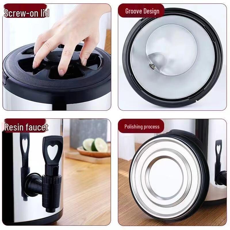 Stainless Steel Double-Layer Insulated Beverage Dispenser