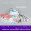 Laparoscopic Simulator Training Box  Laparoscopy Trainer Instruments Camera Needle Holder Medical Teaching Equipment