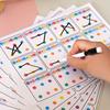 Reusable Training Link Cards Attention Training Color Number Cards  Early Education