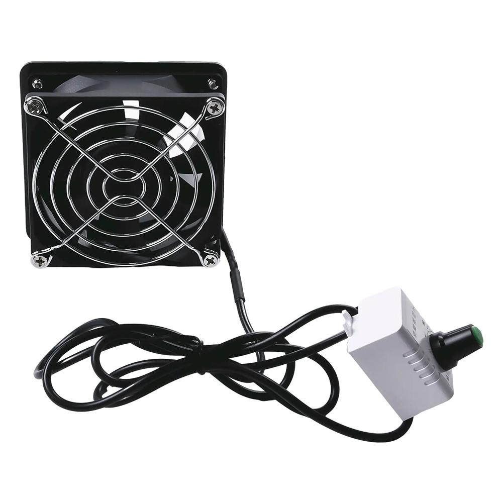 Compact Exhaust Fan Kitchen Ventilation Convenient Switch Styles Adjustable Speed Kitchen Fan 8*8*6.5cm Indoor Air Cleaning