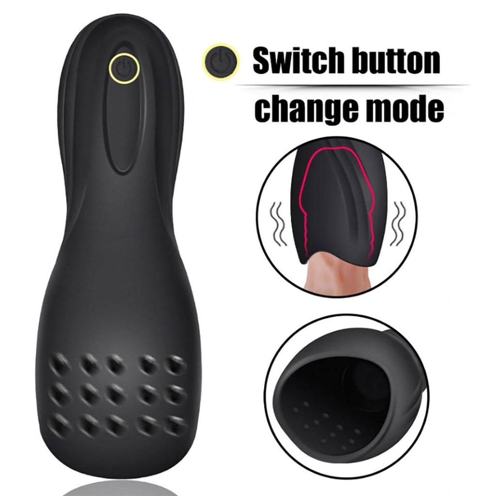 Sex Toys for Men Glans Trainer,Male Penis Massage Masturbator,10 Speed Vibrating Glans Vibrator,Men Lasting Delay Endurance Exer