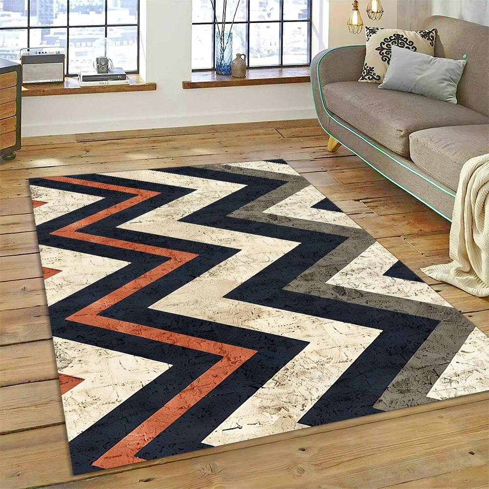 2025 New Style Bohemian Abstract Fashion Modern Art Carpet Rug for Living Room Bedroom Home Sofa Decoration,Non-slip Floor Mat