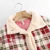 Antistatic Pajamas Women'S Winter And Winter Coral Fleece Clip Padded Jacket Three-Layer Thickened Fleece Flannel Loungewear Set