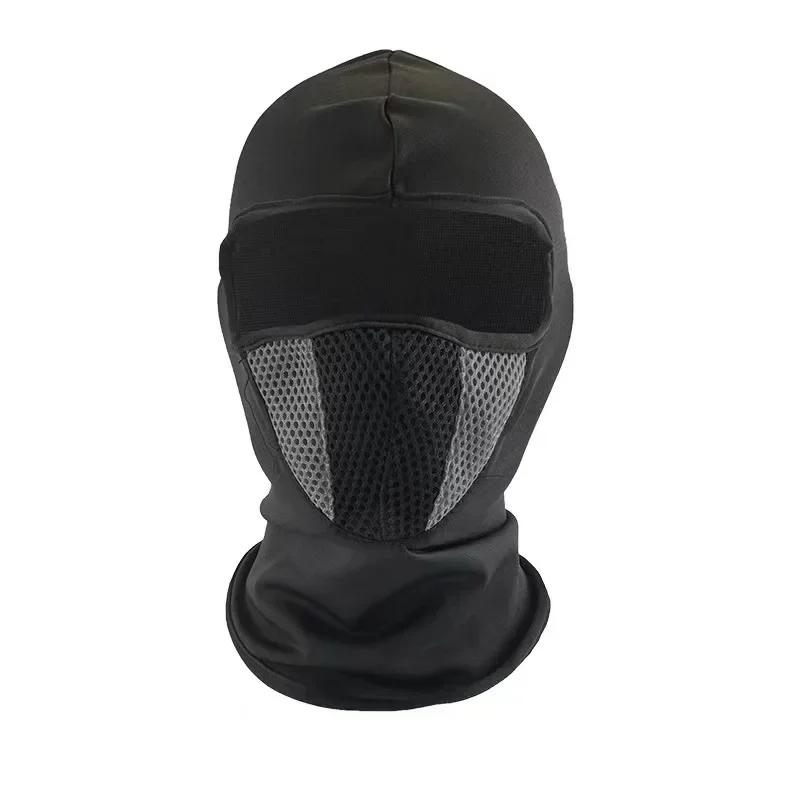 

For Motorcycle Balaclava Breathable Outdoor Sports Men CS Mask Head Cover Hat Full Face Mask Cycling Windproof Headgear