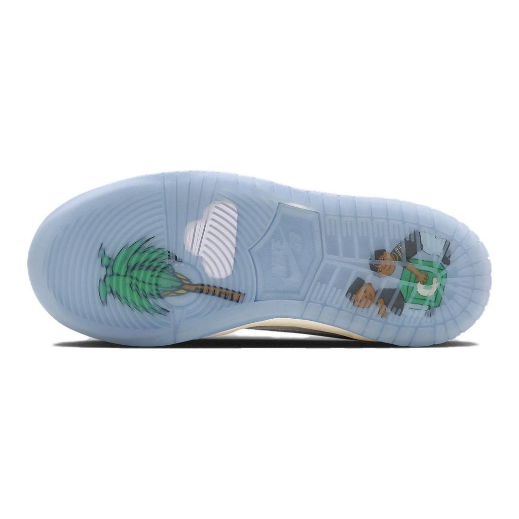 Nike Crenshaw Skate Club x Dunk Low SB PS Kids Joggesko Cream Sail Light-Blue FQ8204-300