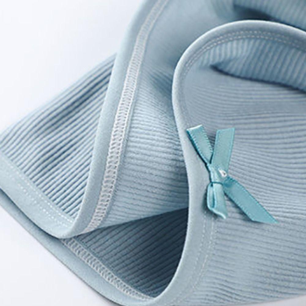 8Pcs Bowknot Seamless Briefs Mid Waist Underwear for Women Lingerie Simple Underpants  Girl