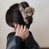 Plush Hair Clip Autumn Winter Woman Hair Accessories Large Shark Clips  Girls Headwear Korean Female Headdress