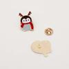 Creative Women Clavicle Chain Korean Style Badge Lovers Fashion Jewelry Christmas Penguin Brooches