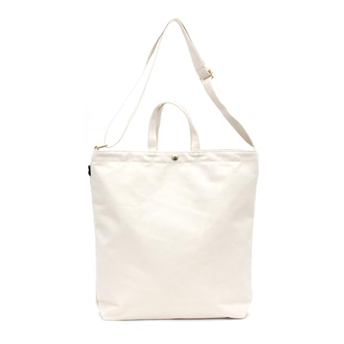 [Hapitas] Miffy Sturdy Canvas Tote Shoulder Bag 6063 B243. Natural Flower Arch