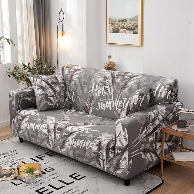 Elastic Sofa Cover For Living Room Non -Slip Stretch Couch Slipcover Couch Cover Sofa Cover Floral Universal Spandex Case for Home