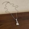 Women's Minimalist Water Drop Pendant Necklace - Versatile Autumn/Winter Fashion Long Sweater Chain