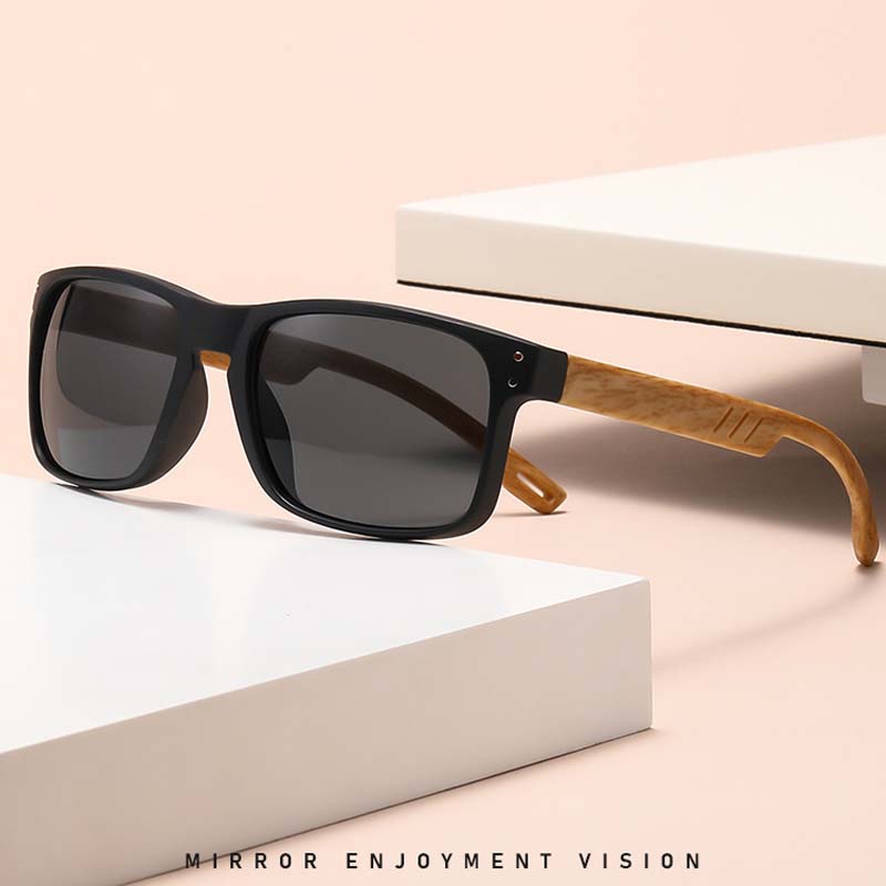 UV Protective Sunglasses for Men Outdoor Square Eyewear Sun Protection Travel Driving Street Pography Shades Eyeglasses