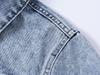 Women's Slim Fit Denim Jacket - Versatile Long Sleeve for Spring and Autumn