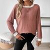 2025 Autumn and Winter , Long Sleeved, Solid Color, Ribbed Pit Stripe, Long Sleeved Sweater, Autumn and Winter Inner Wear, Thick and Warm Sweater