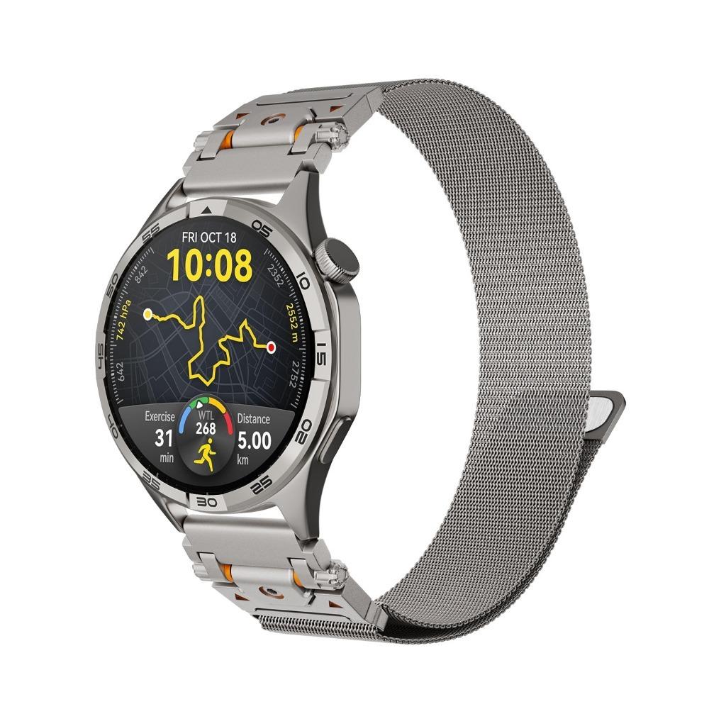 20mm 22mm Luxury Magnetic Stainless Steel Watch Strap For Huawei Watch GT5 Pro Fit5 Fit4 Fit3 Series Replacement Smart Wristband
