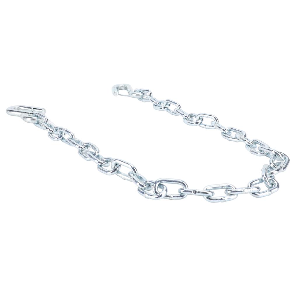Trailer Safety Chain High Strength 1m Length with S Hooks 3500lbs Capacity Stretch Proof for Trailer RV