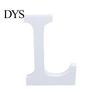 White Wooden Letter Capital Bridal Party Home Shop Name Decor Wedding Favour