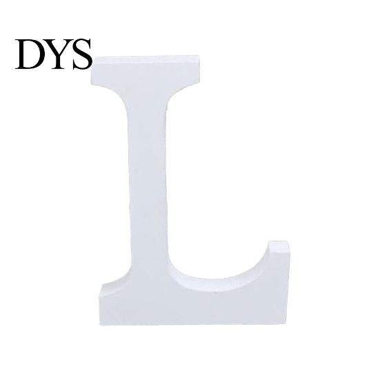 White Wooden Letter Capital Bridal Party Home Shop Name Decor Wedding Favour