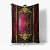 Elegant Floral Velvet Throw Blanket Luxury Soft Decorative Sofa Bed Living Room Cushion Cover Gift