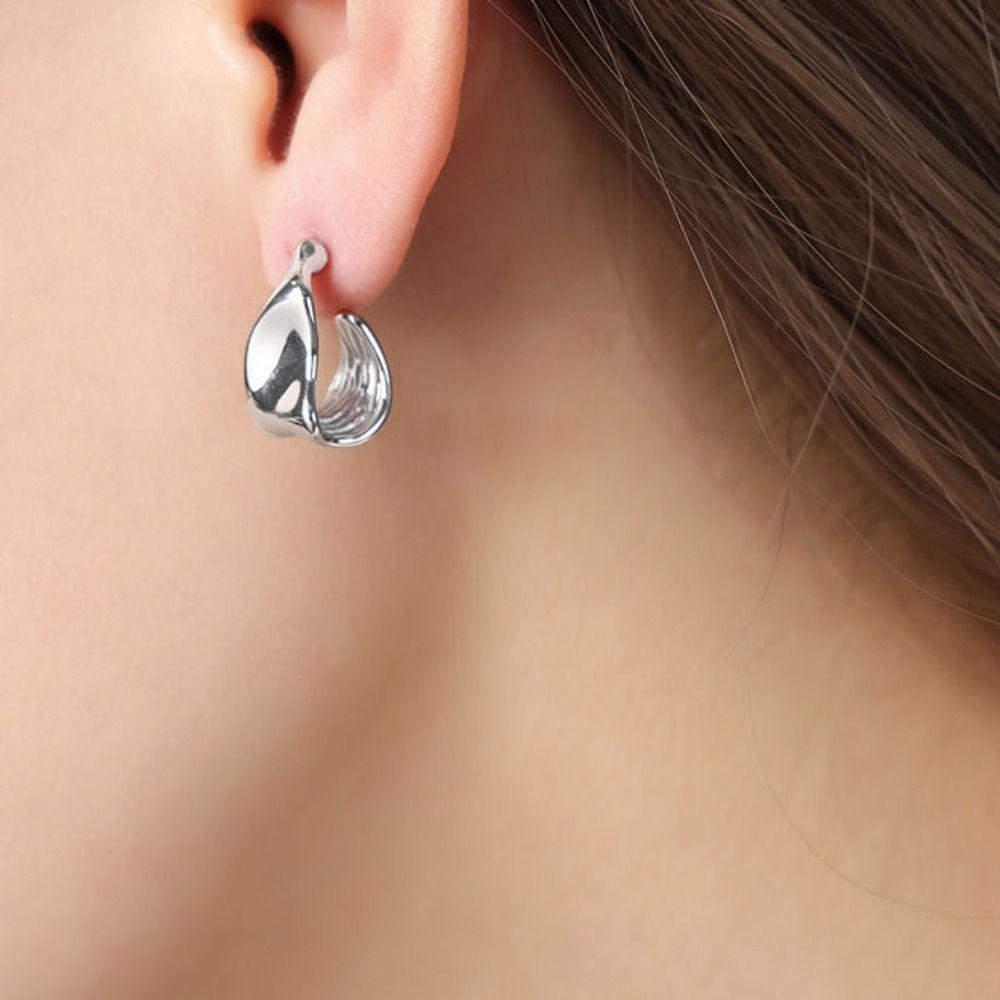 Fashion Earring Jewelry 18K Gold Plated Women Jewelry Retro Geometric Earrings  Birthday Gift