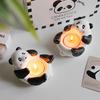 Panda Kerzenhalter Aromatherapie Kerze Formiges Wachs Set Handgefertigt Niedlich Teelicht Kerzenhalter Ornament Geschenk Heimdeko