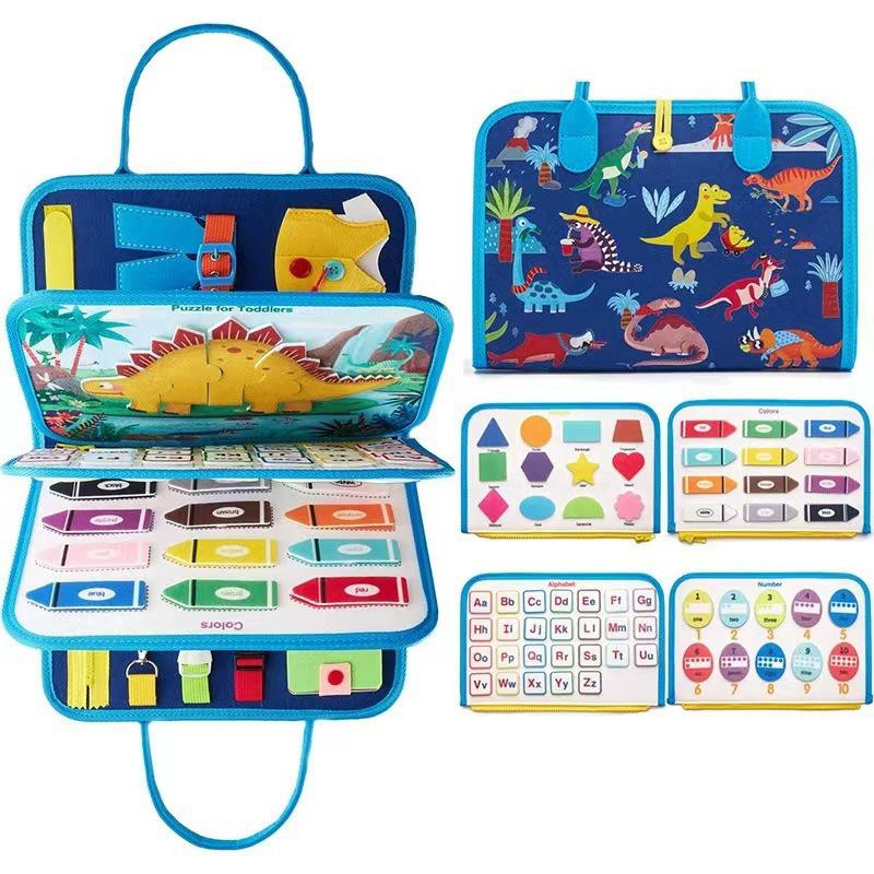 Popular Baby Early Education Felt Backpack Busy Board Toy