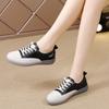Autumn new thick-soled small leather shoes low-top shoes single shoes muffin shoes casual shoes travel shoes