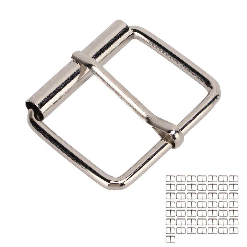 50 Stück Schiebeschnalle Rechteck Verstellbare Metall Triglide Schieber für Geldbörsenherstellung Taschenherstellung DIY Zubehör