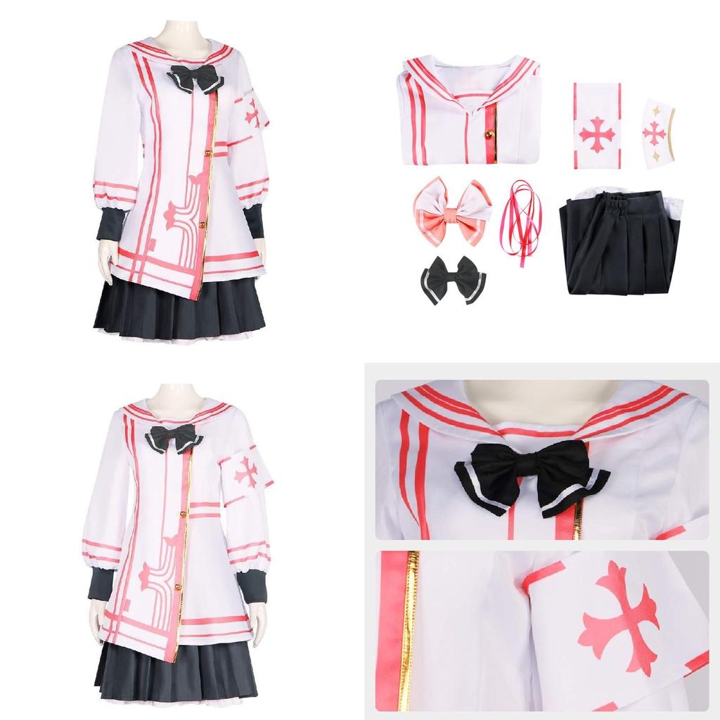 Stunning Blue Archives Cosplay Costume Nurse Outfit For Roleplaying Games