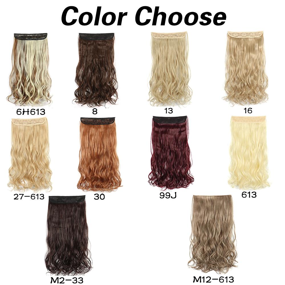 MISSQUEEN Păr Sintetic Lung Ondulat cu Fir Invizibil Fără Extensii cu Clips Păr Natural Secret Ascuns Piesă de Păr Falsă Extensii Pentru Femei Uz Zilnic